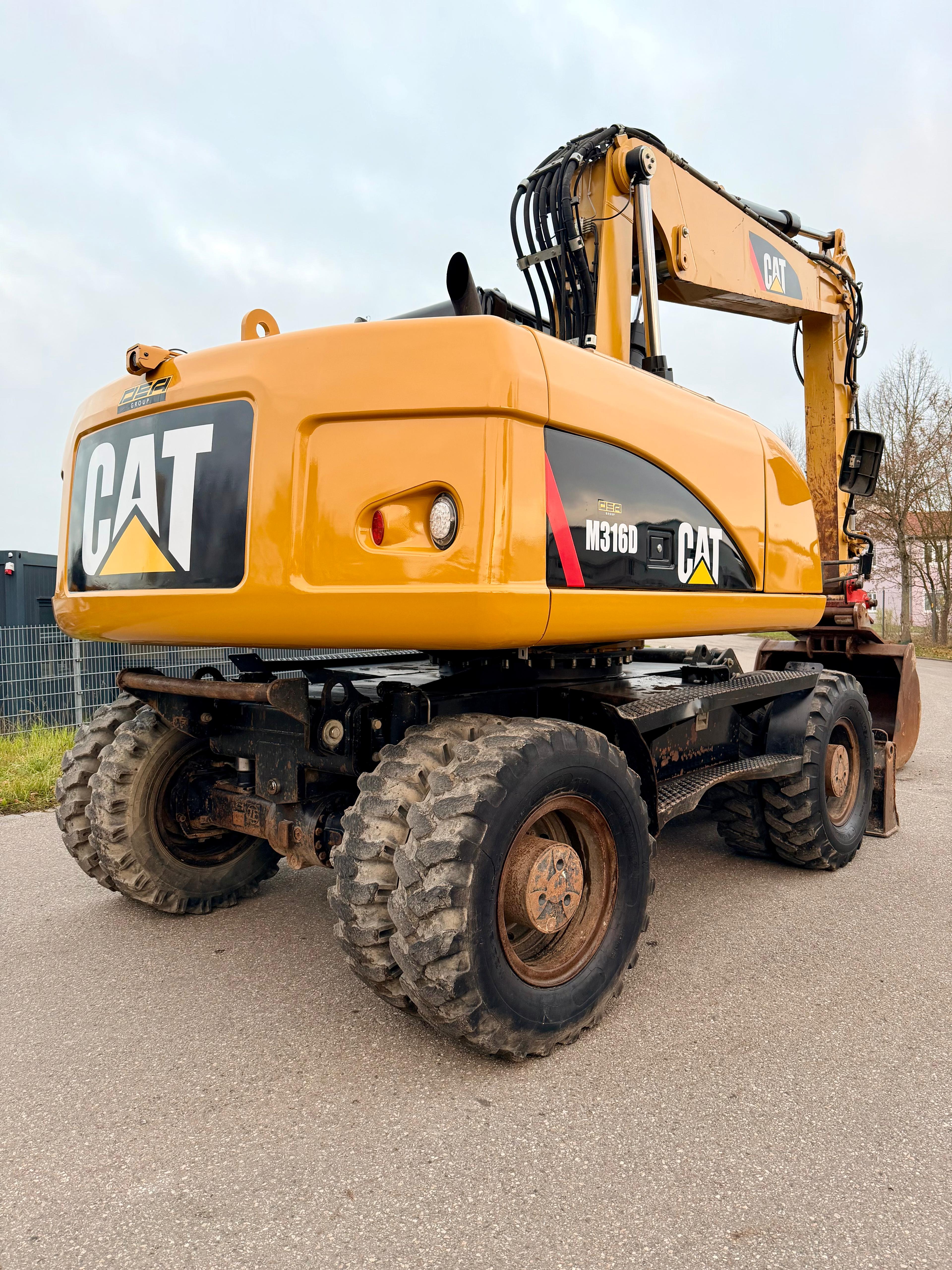 Gebraucht CAT M316D inkl. SW, Tieflöffel