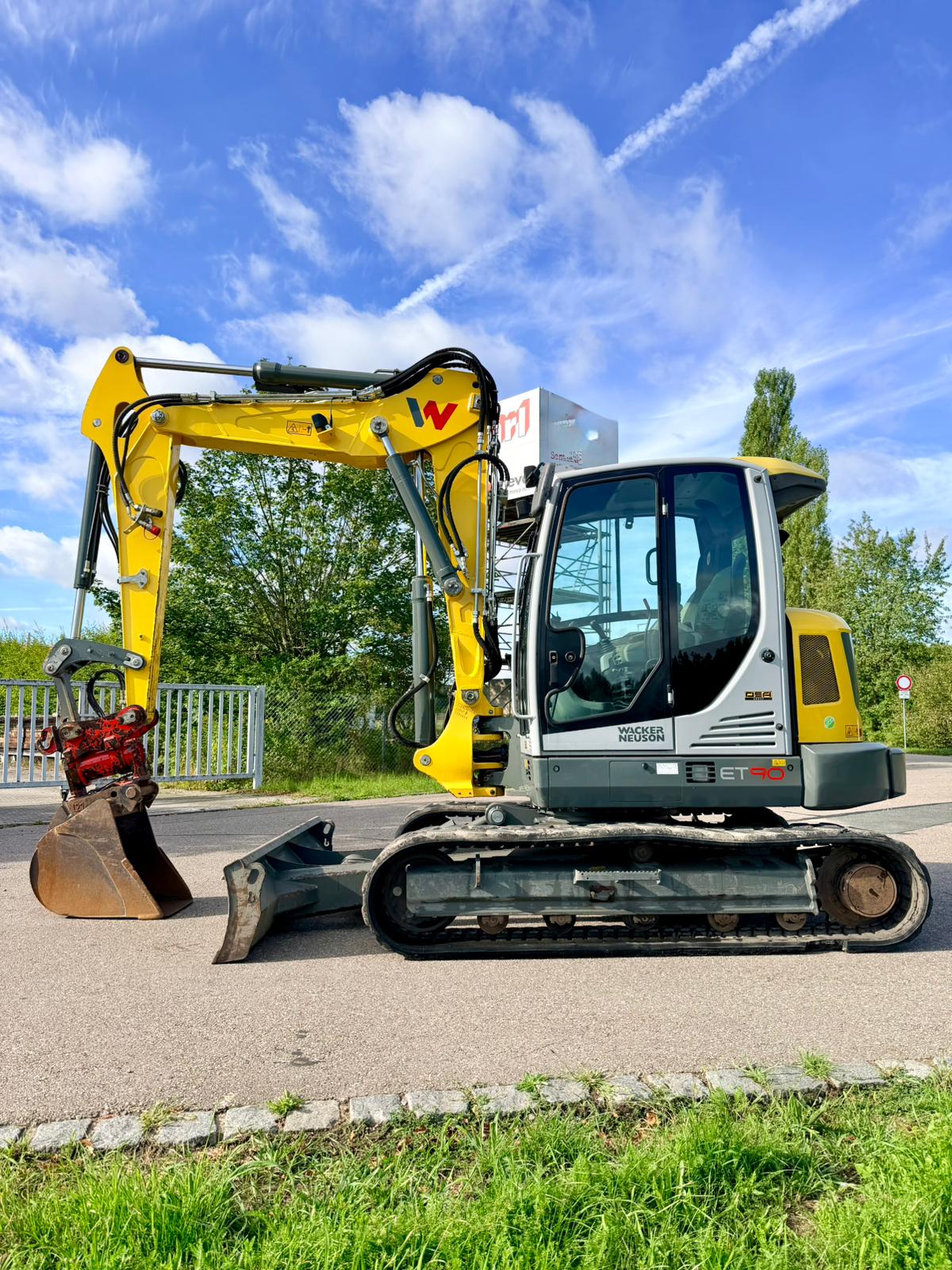 Gebraucht Wacker Neuson ET 90*Powertilt*Vollverrohrung*2.411 h*