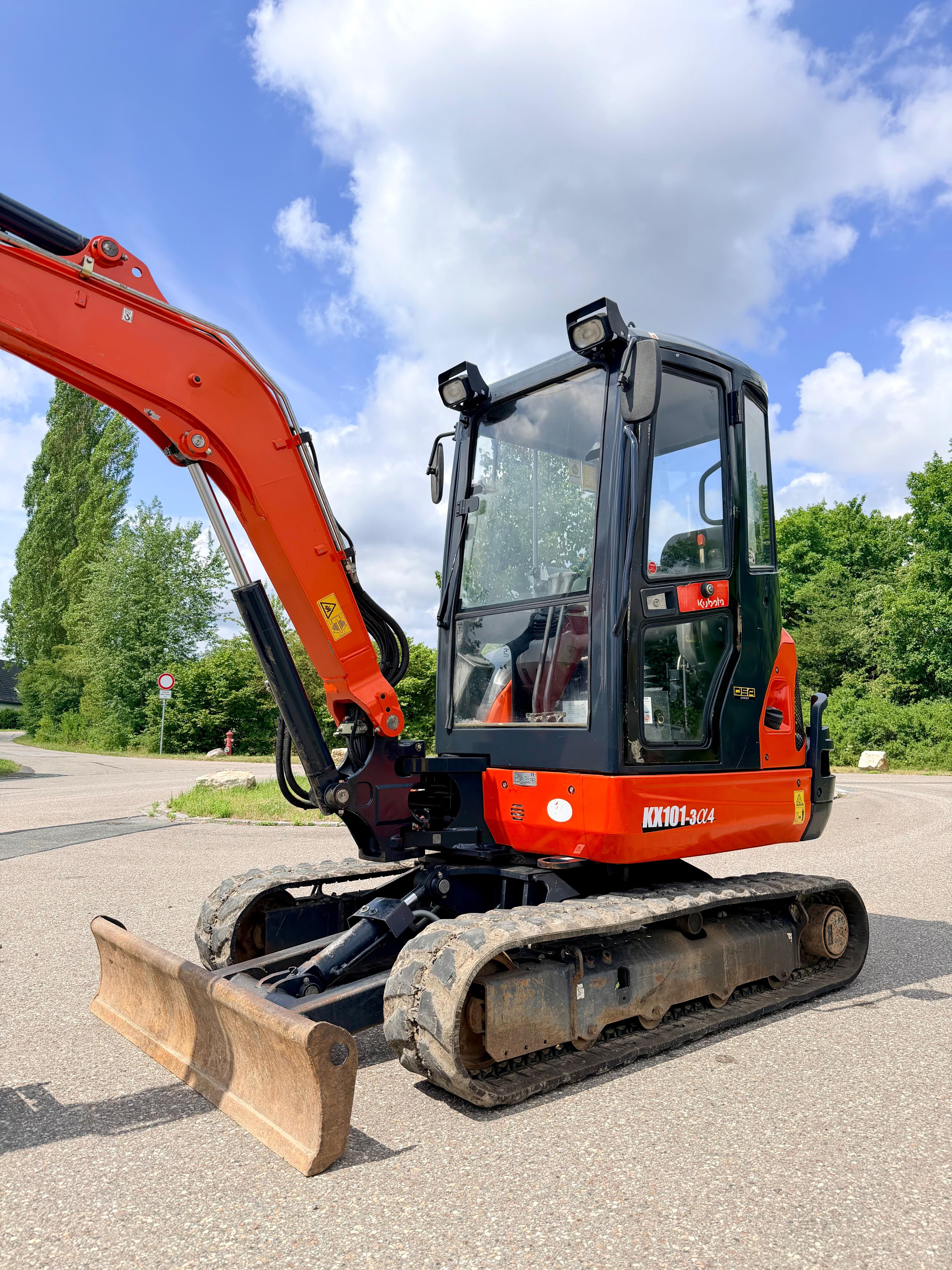 Gebraucht Kubota KX101-3a4 inkl. Humusschaufel und Tieflöffel
