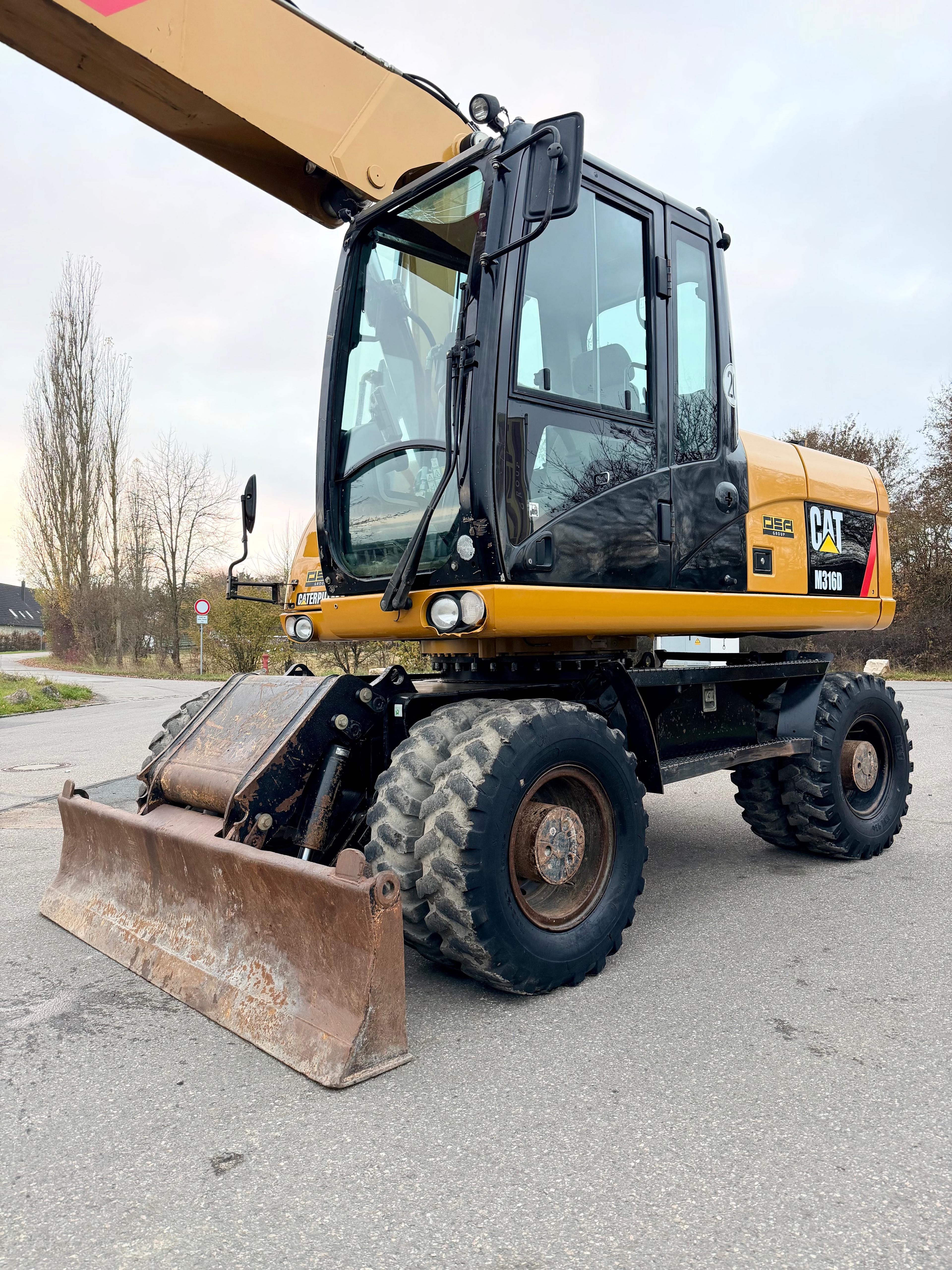 Gebraucht CAT M316D inkl. SW, Tieflöffel