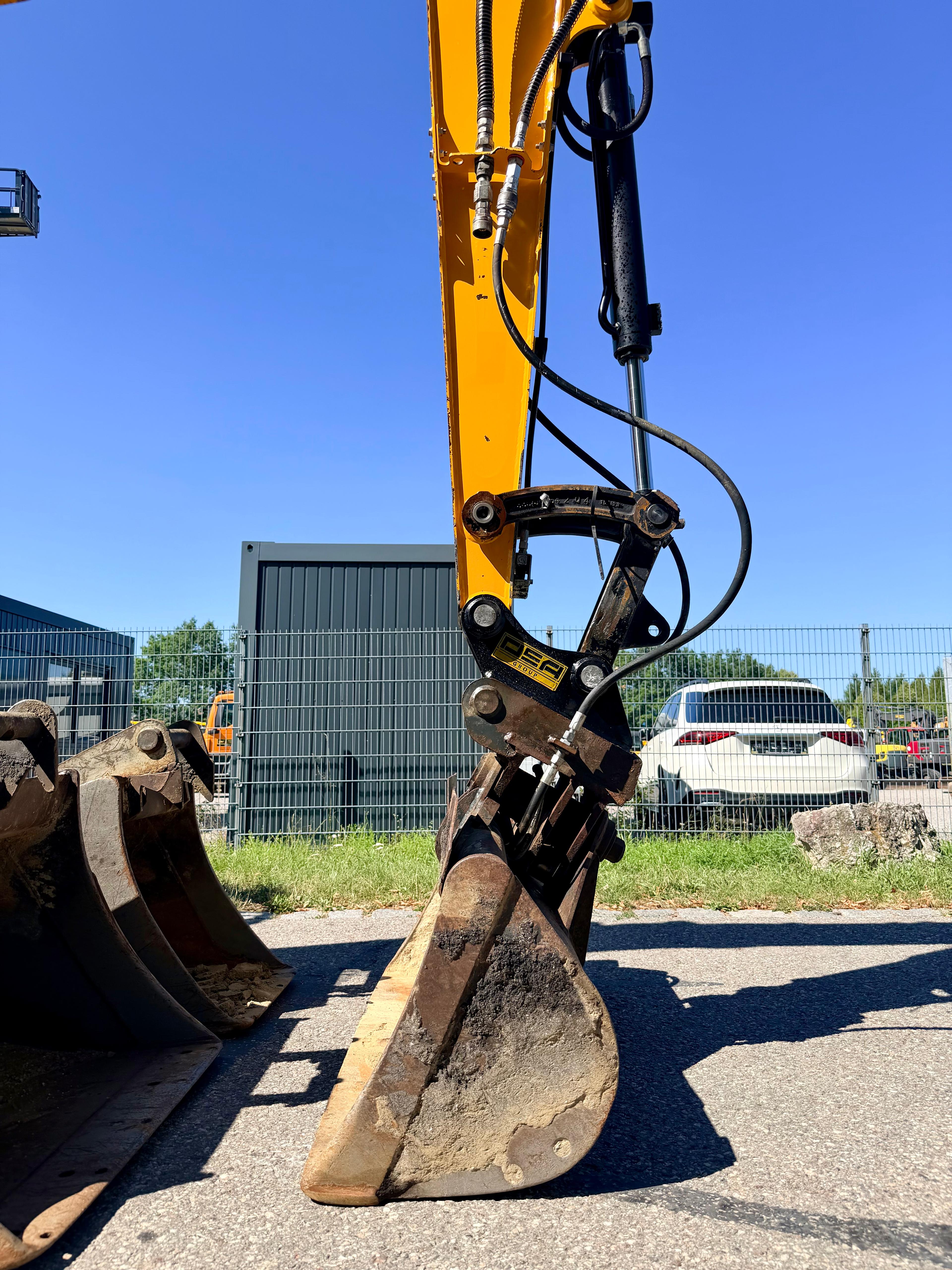 Gebraucht JCB 57C-1 inkl. Humusschaufel, 2x TL**NEUE KETTEN**