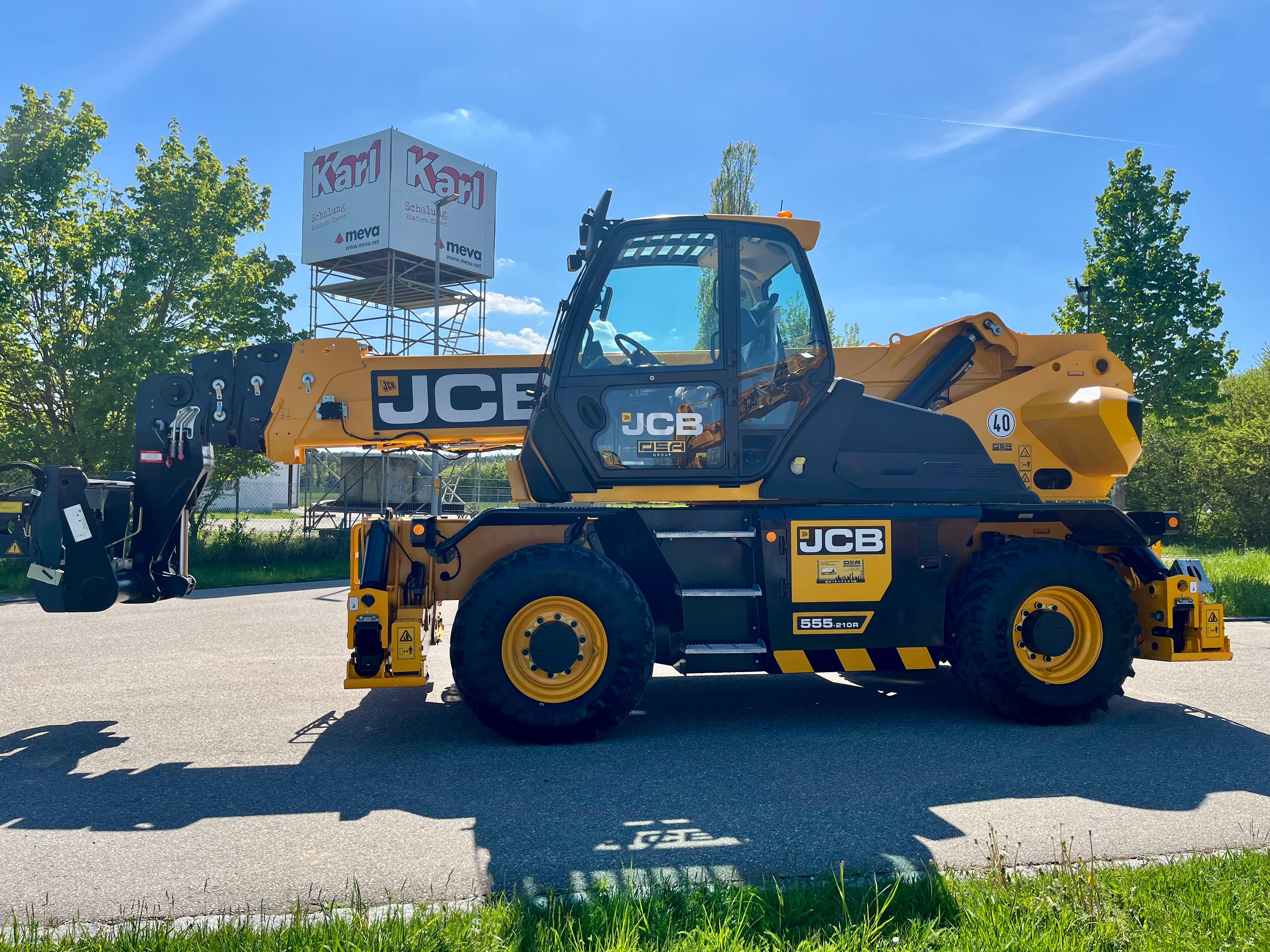 Gebraucht Teleskoplader JCB RTH555P 210 R Roto *Vorführer* mit Korb, Gabel