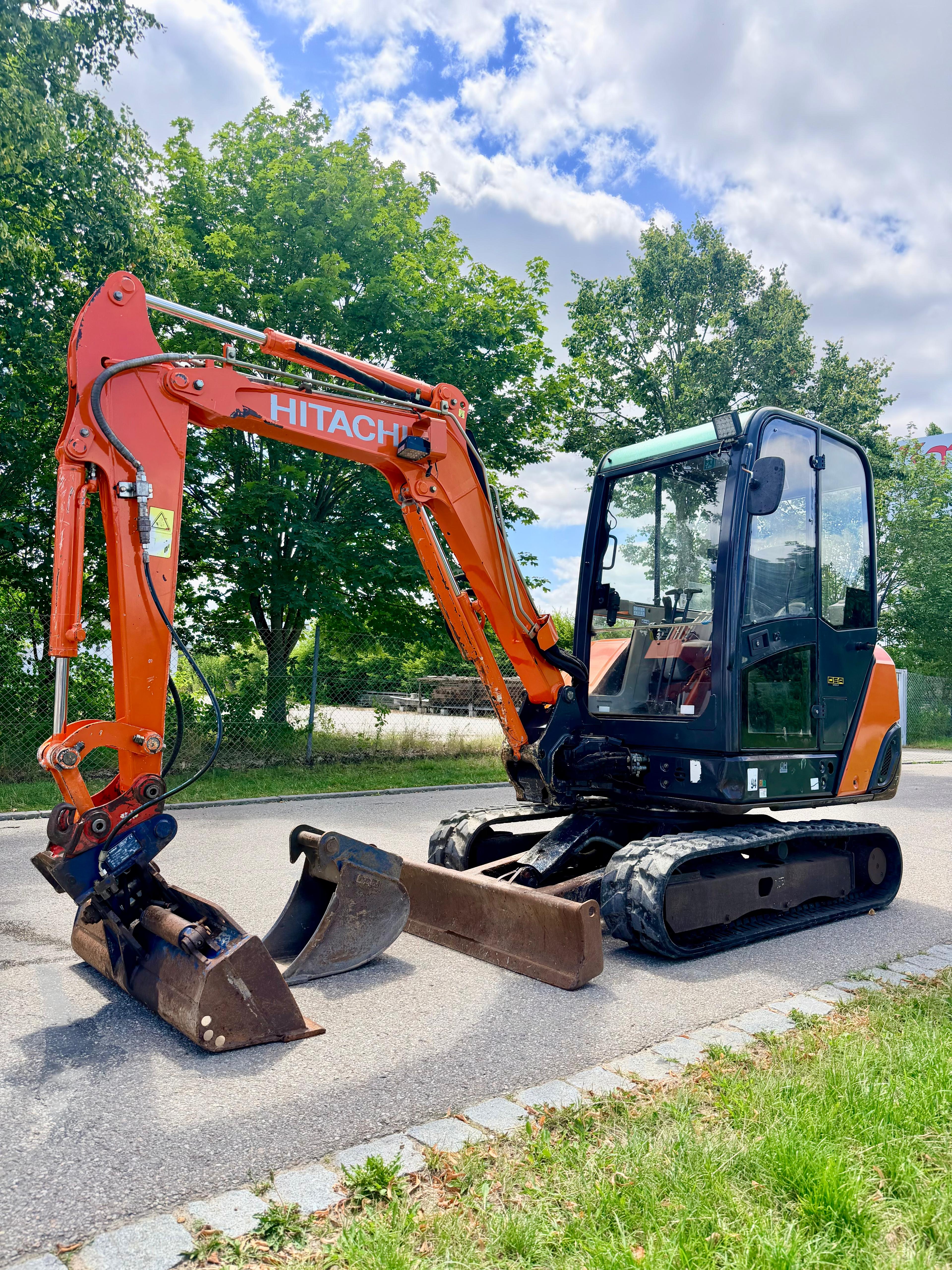 Gebraucht Hitachi ZX27-3 CLR**SW, Humusschaufel, Tieflöffel**