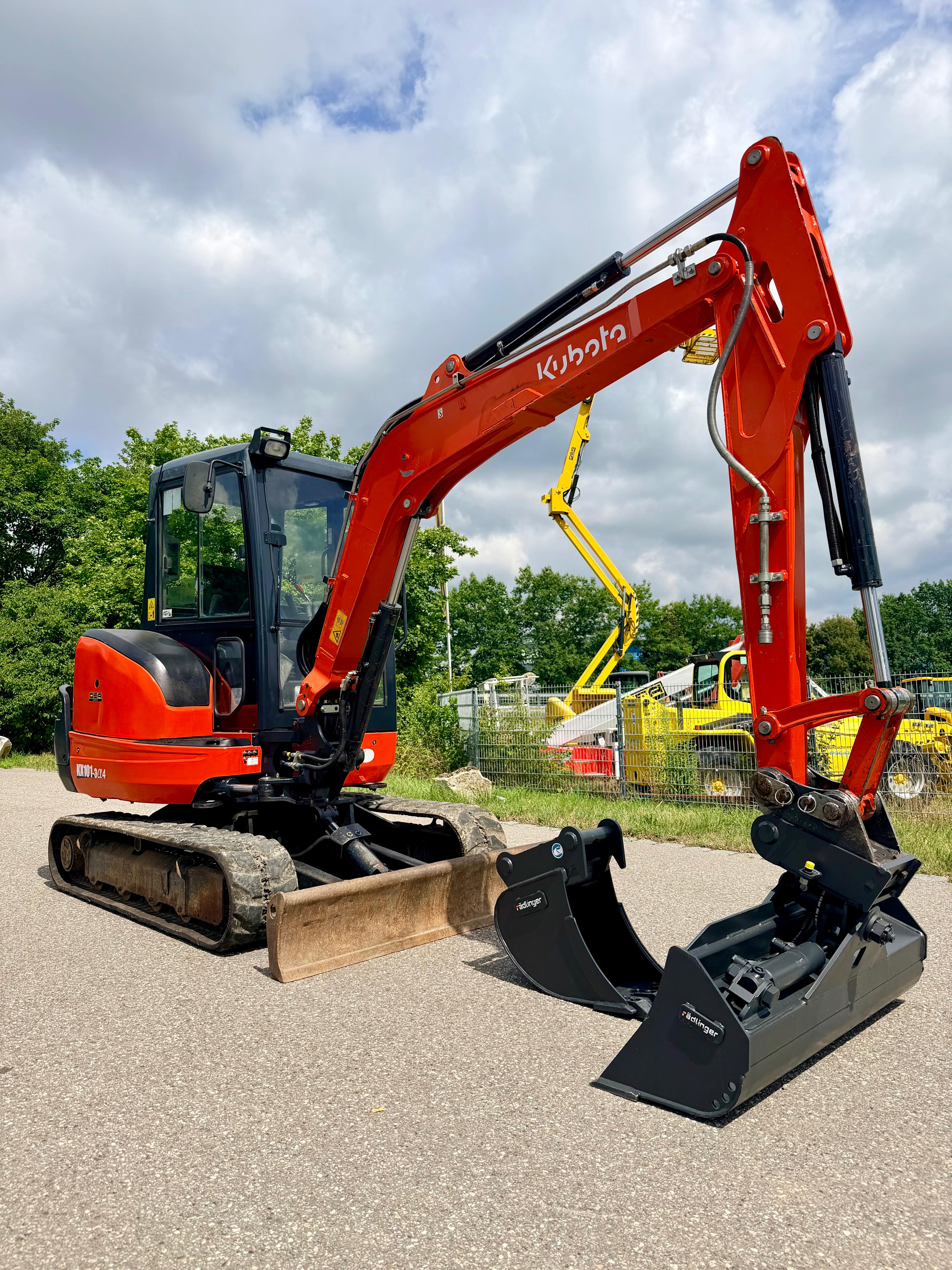 Gebraucht Kubota KX101-3a4 inkl. Humusschaufel und Tieflöffel