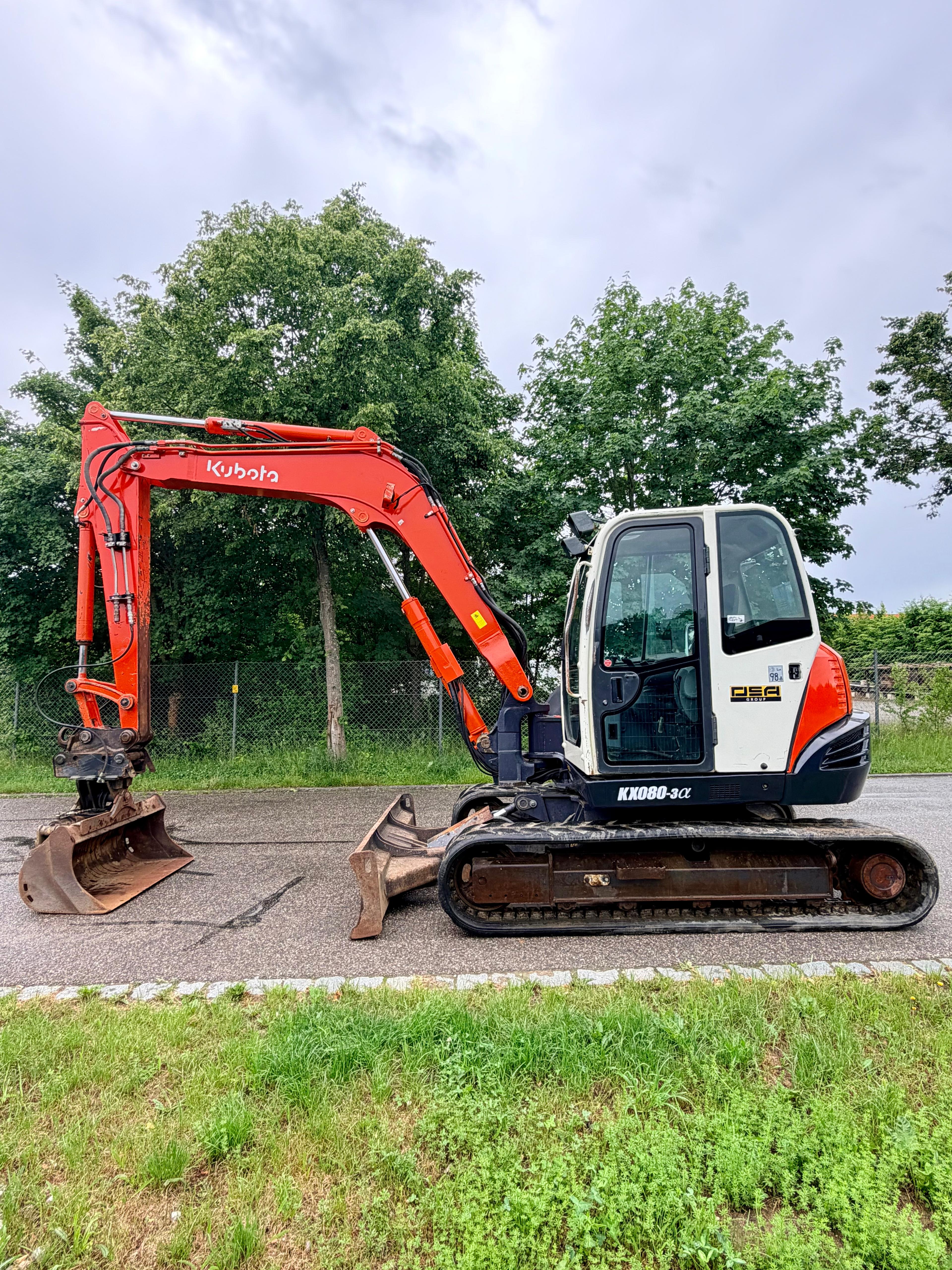Gebraucht Kubota KX080-3a inkl. GRL**3.327 h**