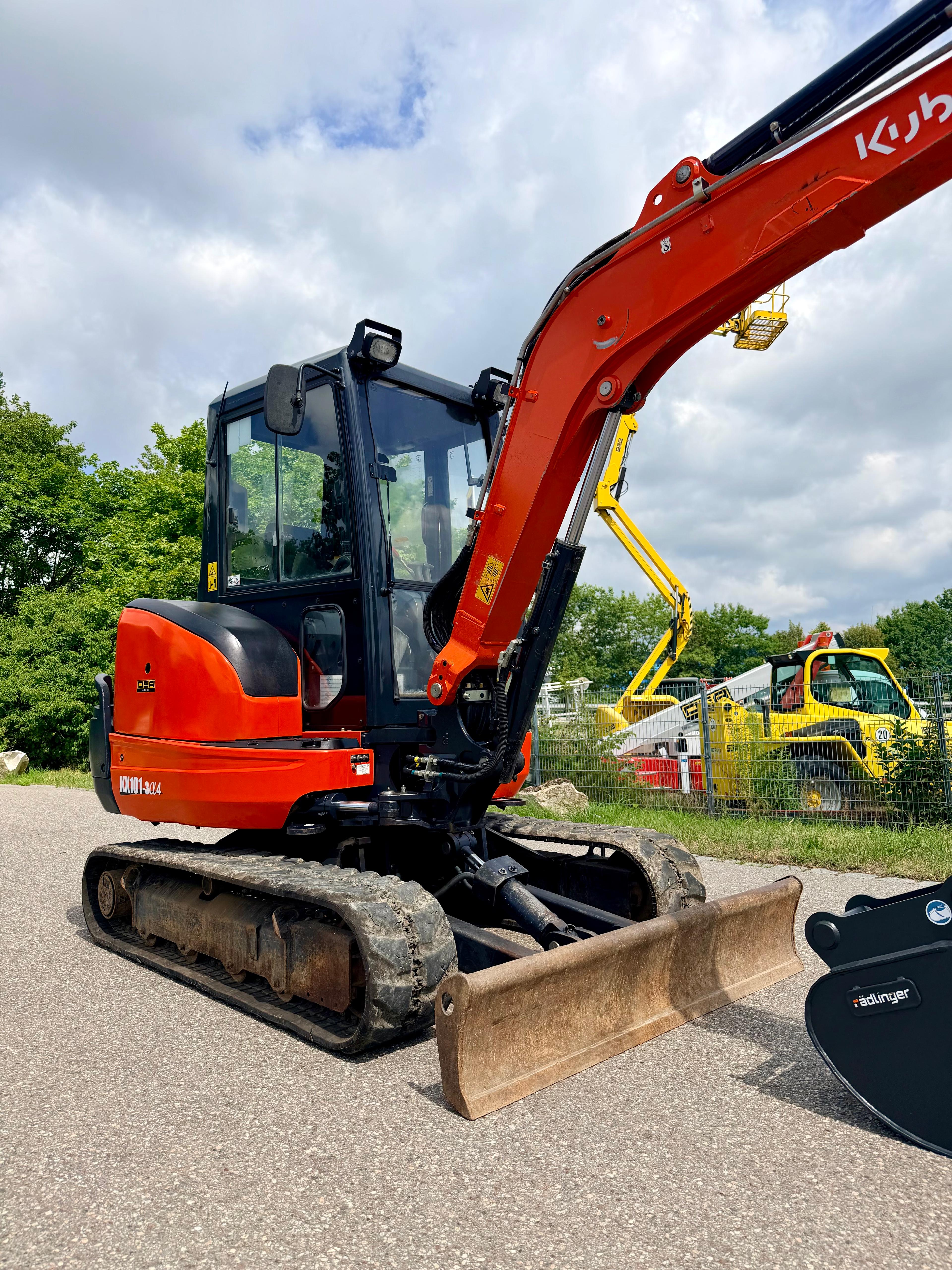 Gebraucht Kubota KX101-3a4 inkl. Humusschaufel und Tieflöffel