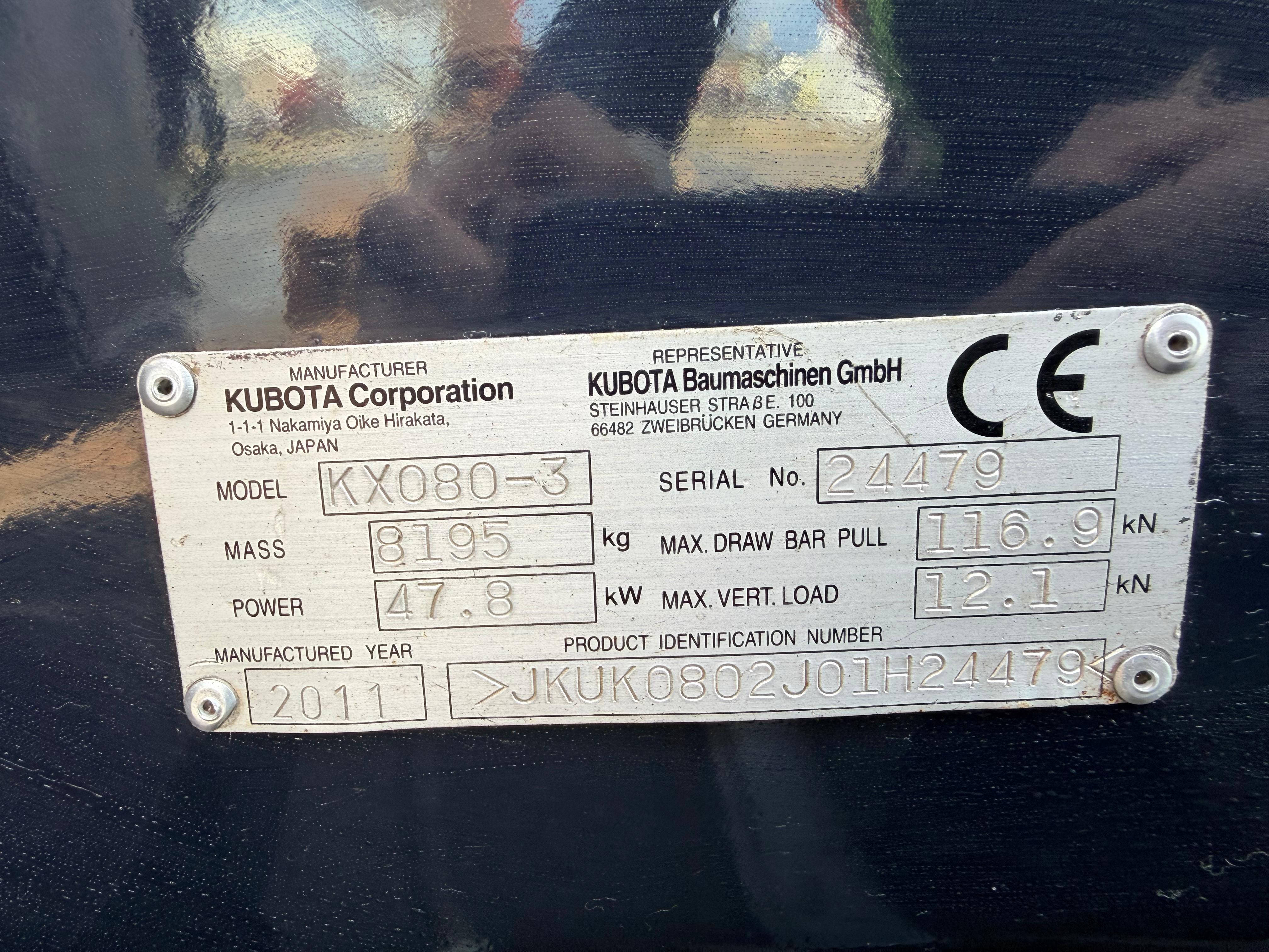 Gebraucht Kubota KX080-3 inkl. SW, GRL, TL