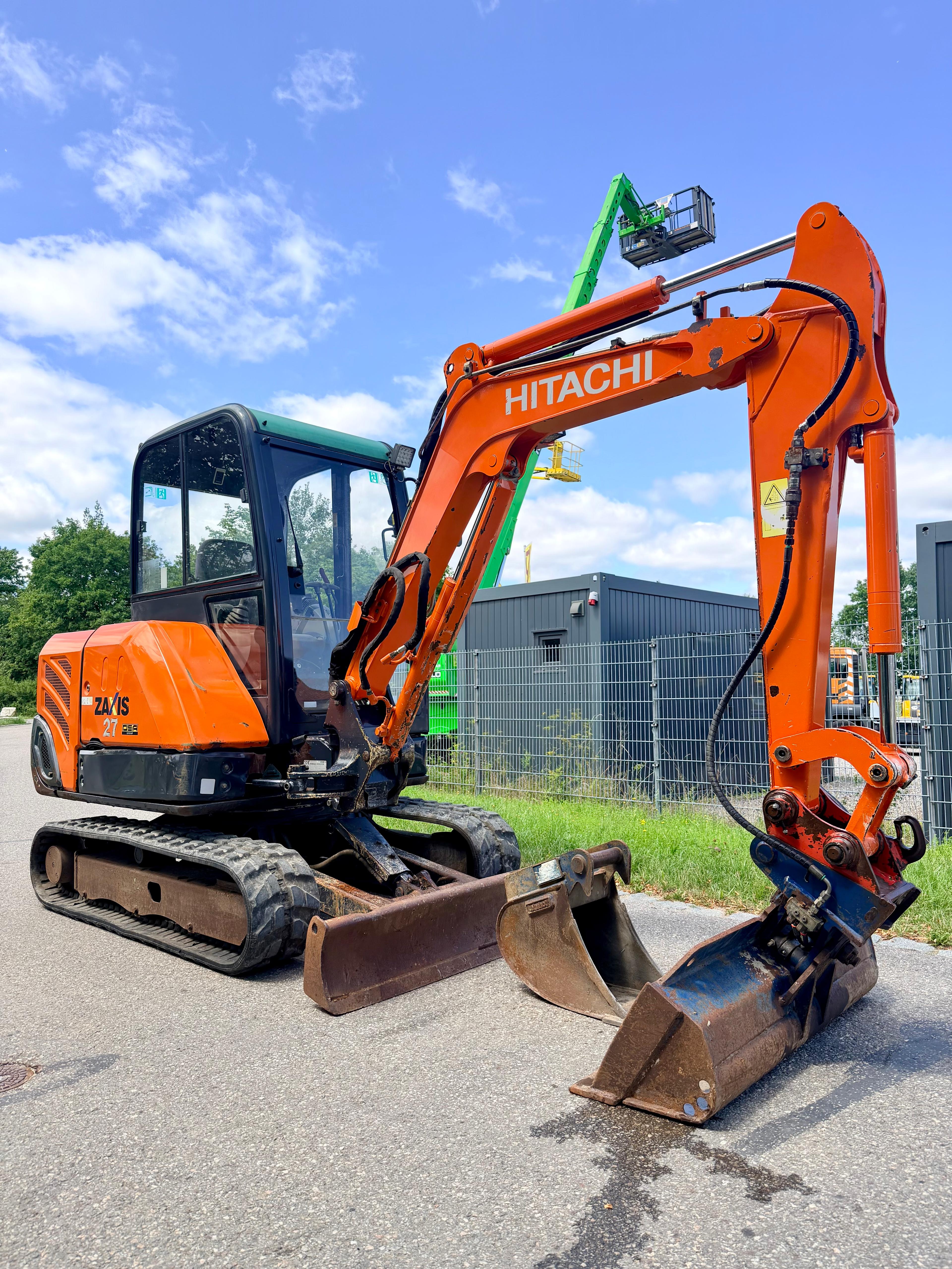 Gebraucht Hitachi ZX27-3 CLR**SW, Humusschaufel, Tieflöffel**