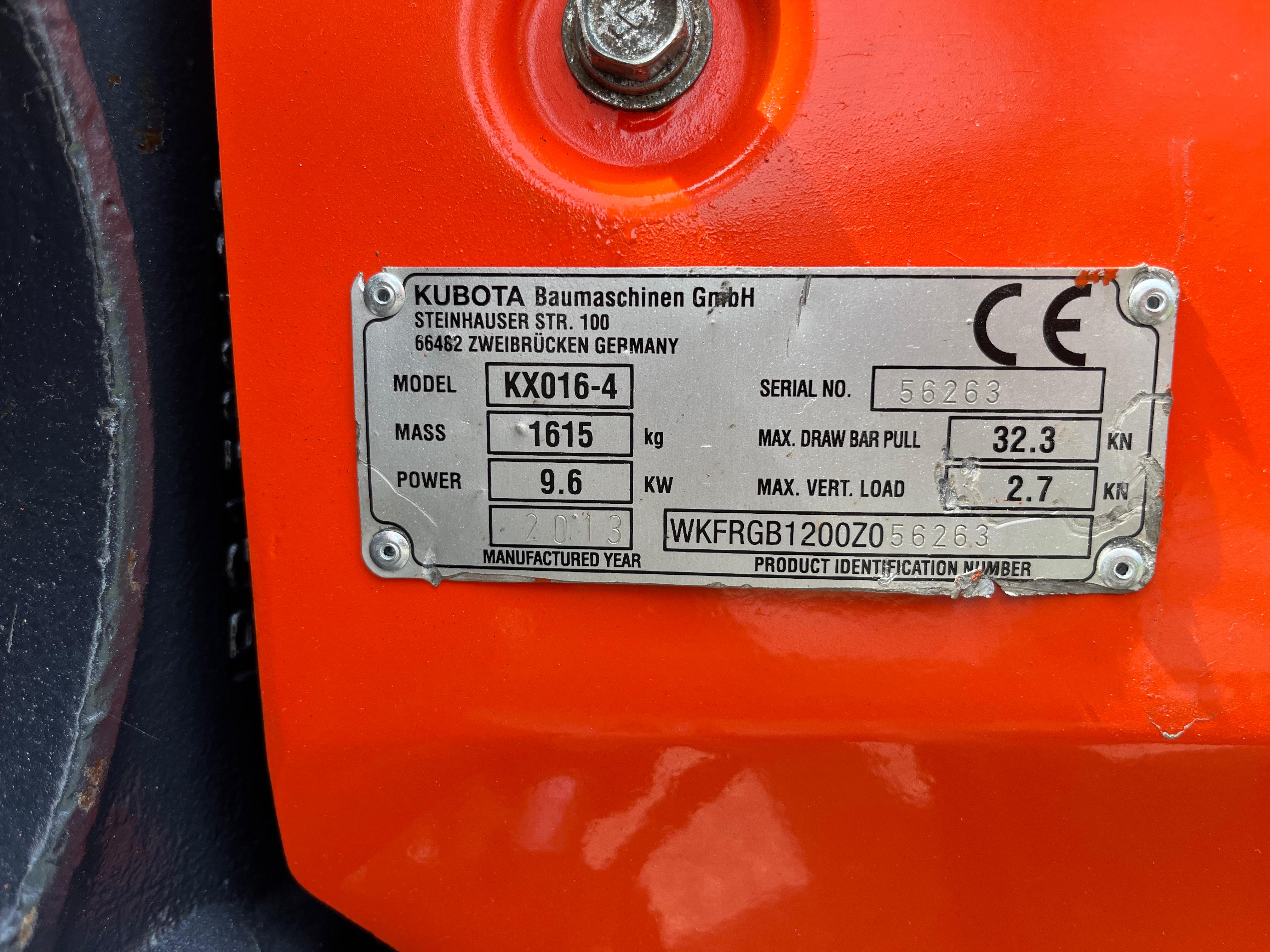 Gebraucht Kubota KX016-4**2.608 Std.**inkl. HS, TL