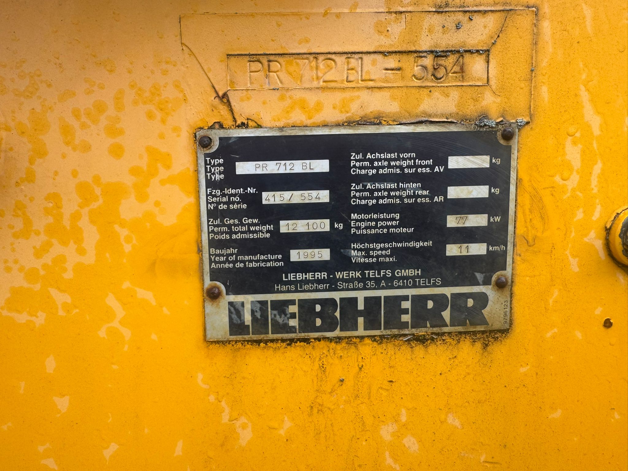Gebraucht Liebherr PR712BL*Originalzustand*1. Hand*Originallack*