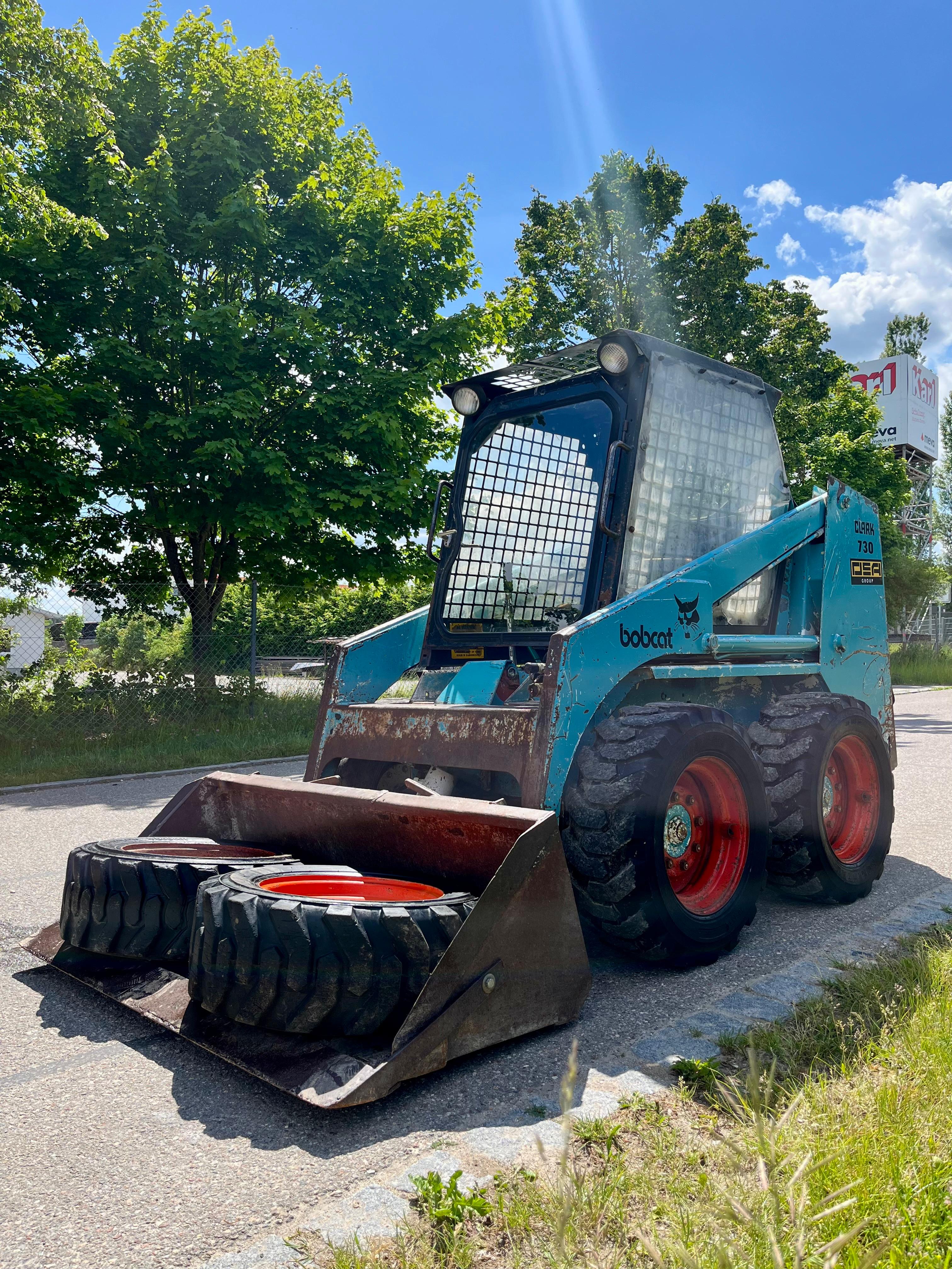 Gebraucht Bobcat Clark 731 inkl. Schnellwechsler, Schaufel