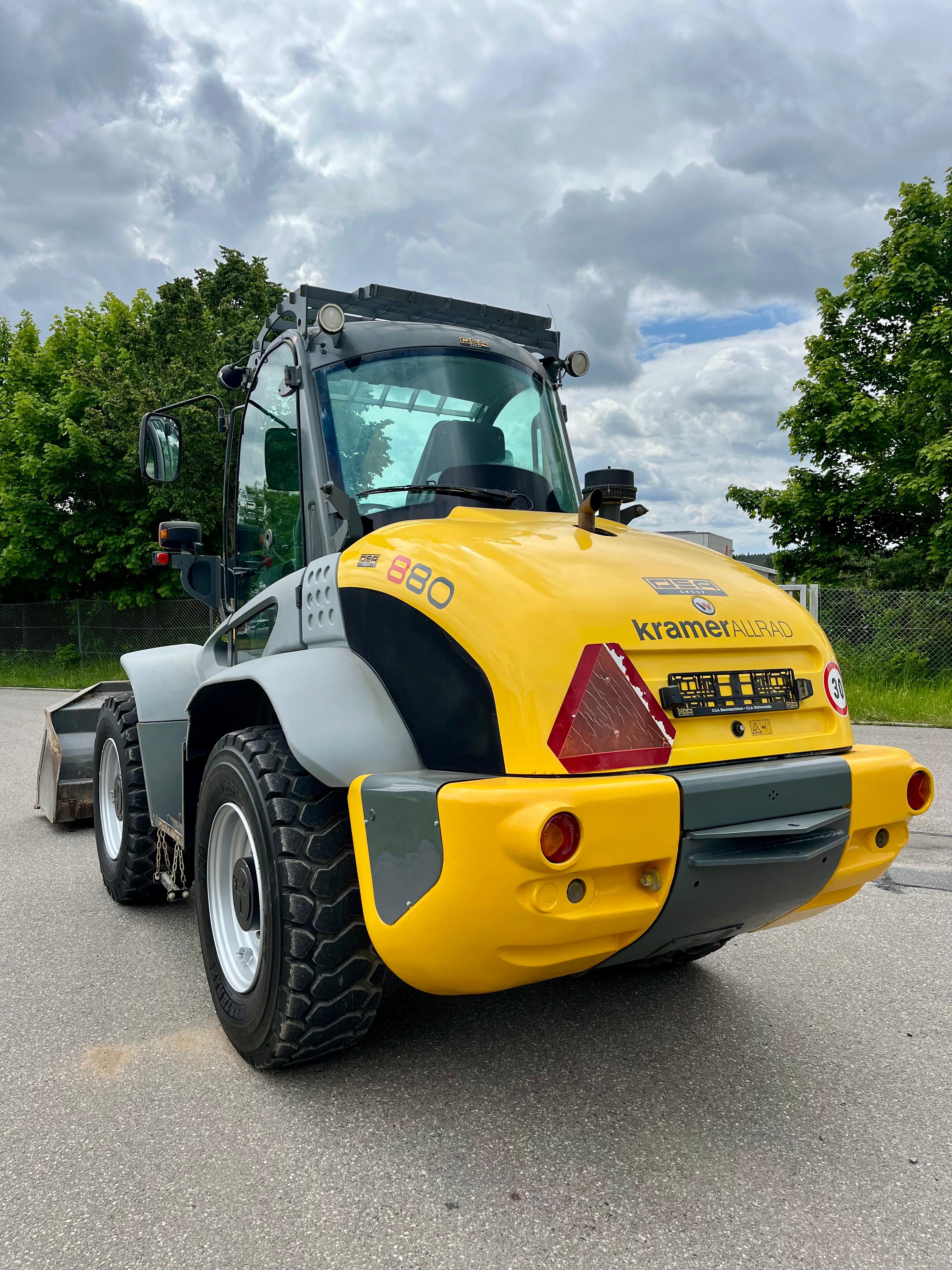 Gebraucht Kramer 880**Schaufel und Palettengabel