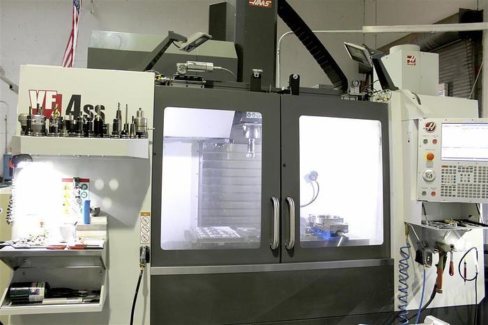 Used 2018 HAAS VF-4SS 4-Axis CNC Vertical Machining Center *** Low Hours ***