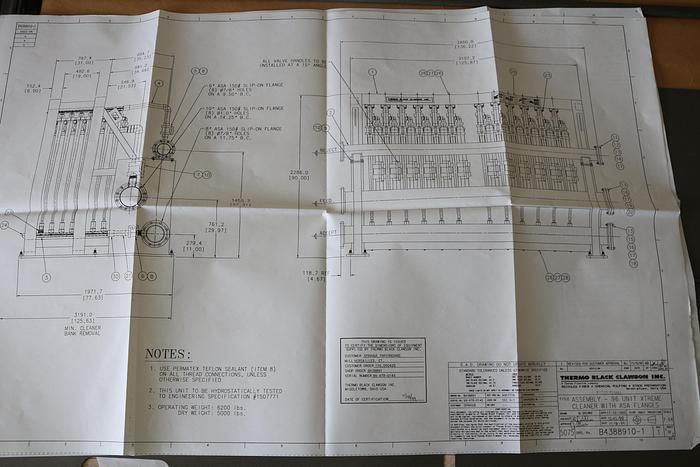 Used Black Clawson Xtreme Primary Cleaners #33974