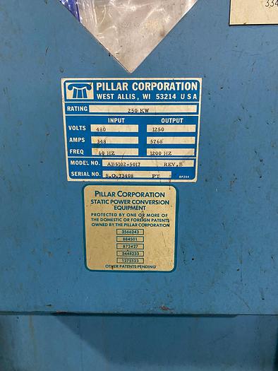 Used PILLAR 500 LB LIFT SWING FURNACE AB5102-5017 MARK8 (Sale Pending)