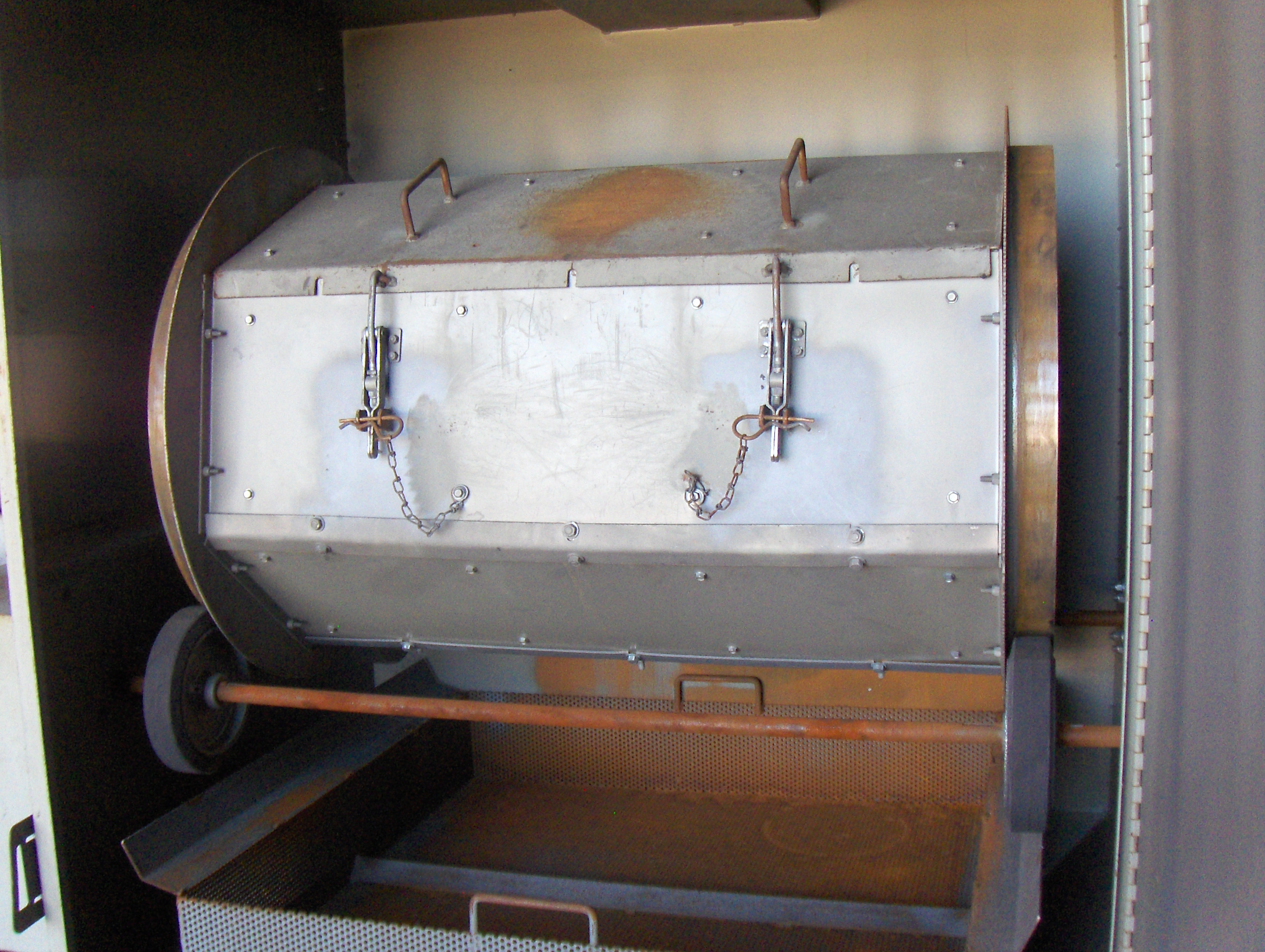 Used Blast-It-All Mdl. TBS-3 Barrel Blast Machine; 3 cu. ft. Capacity