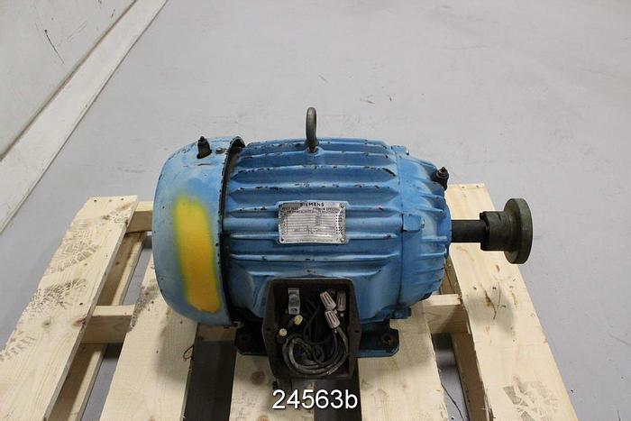 Used Siemens RG2E SD Ac Motor; 20Hp; 3515Rpm; 230/460V; Frame 256T #24563