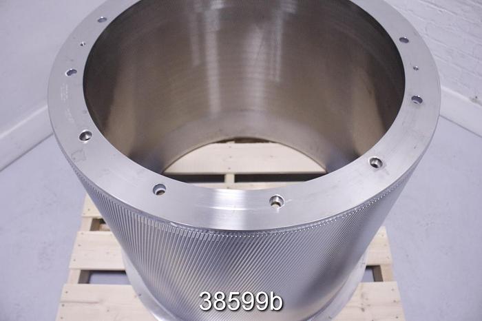 Unused Andritz Moduscreen C6R Pressure Screen Basket, .094" Holes #38599