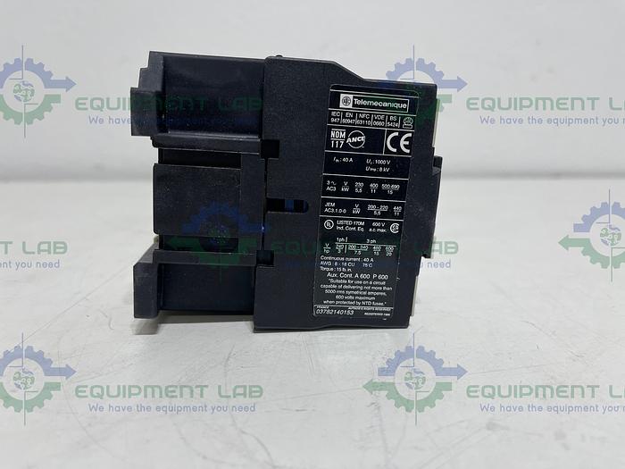 Telemecanique  LC1 D2510G6 Contactor 11kW-400V, 15HP-460V