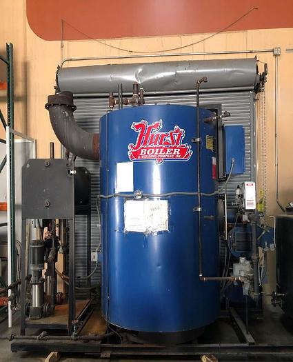 Used Boiler, 60 HP, Hurst, 150 PSI, Steam #S744642
