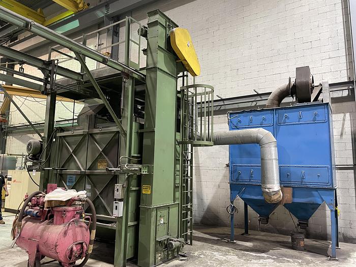 Used 2000 METALWORKING SPINNER HANGER SHOT BLAST MACHINE