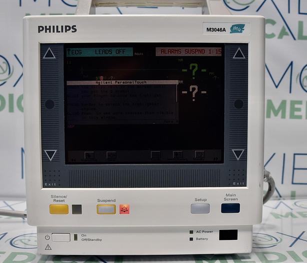 Used Philips M3046A Patient Monitors with M3000A Module for Sale at ...