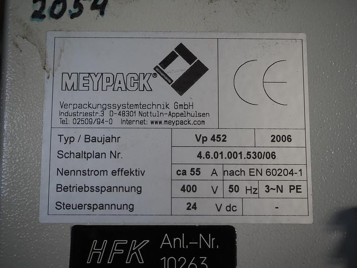 Gebraucht Verpackungsanlage, Fabrikat Meypack, Typ VP453, Baujahr 2006