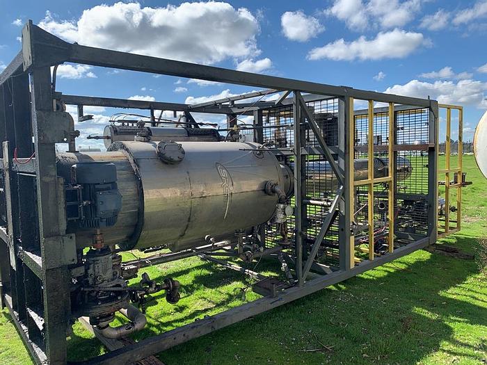 Used Column, 42" x 7' + 18" x 13', S/st, SRS Engineering, #S743631