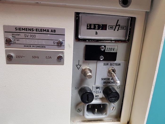 Gebraucht Siemens Elema AB Servo Ventilator 900 D Beatmungsgerät auf Trolley