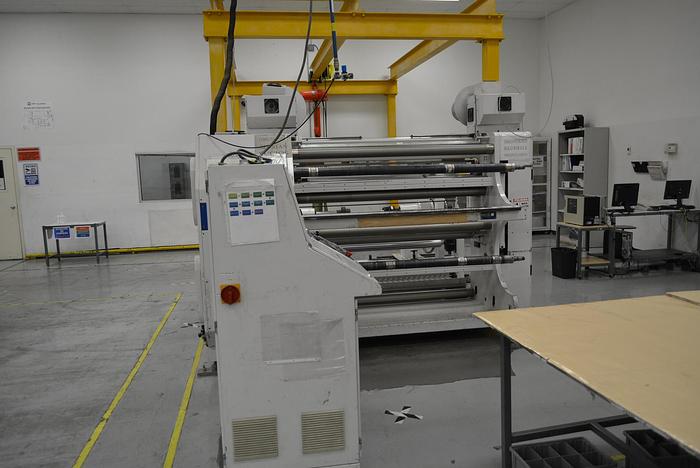 Used 62" ASHE DUPLEX CANTILEVERED SLITTER REWINDER