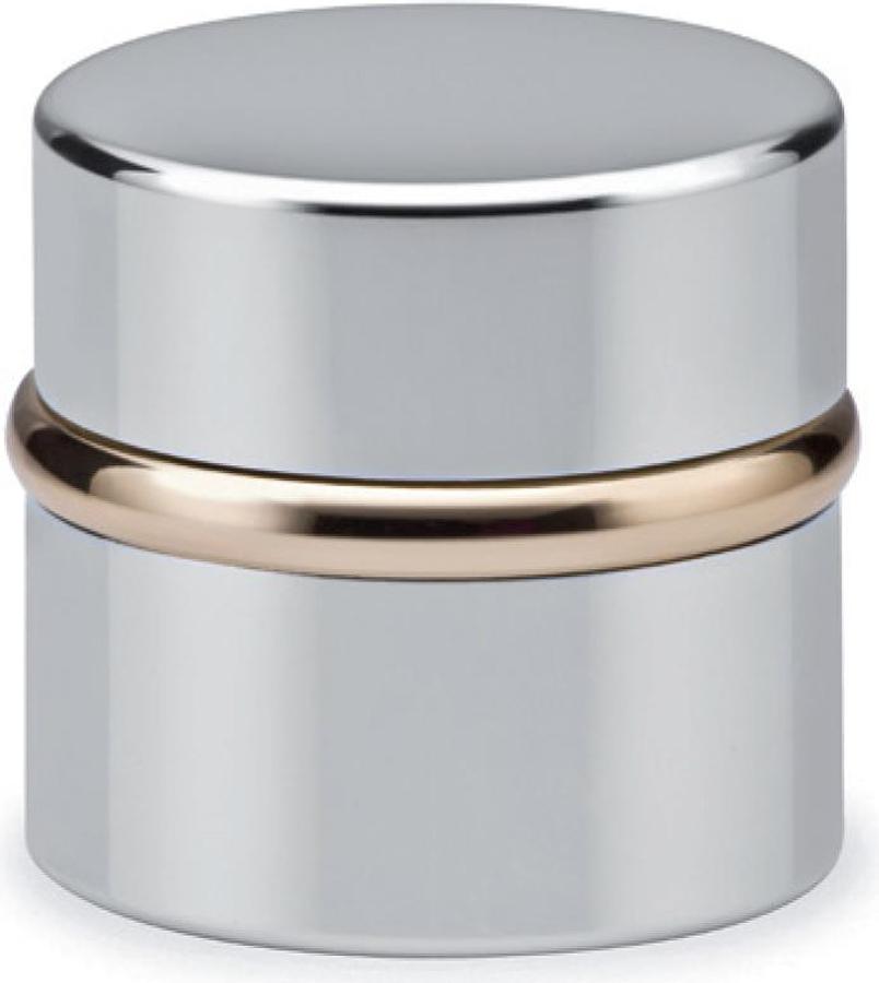 Vasetto in alluminio con interno in vetro VAS/2298 R