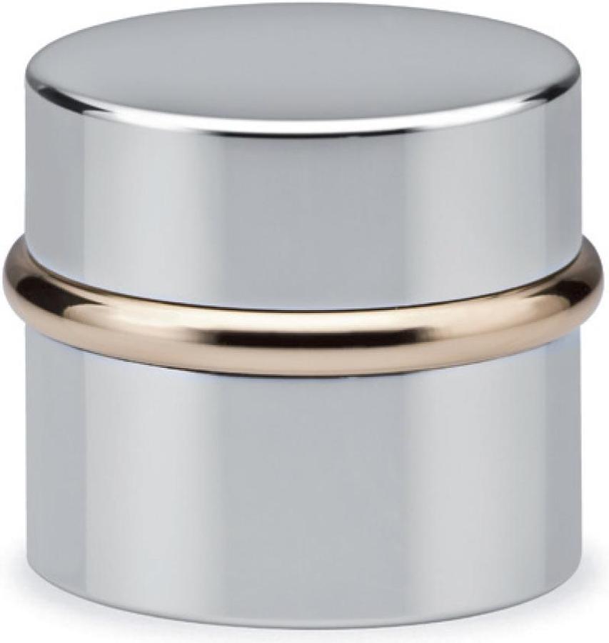 Vasetto in alluminio con interno in vetro VAS/2296 R