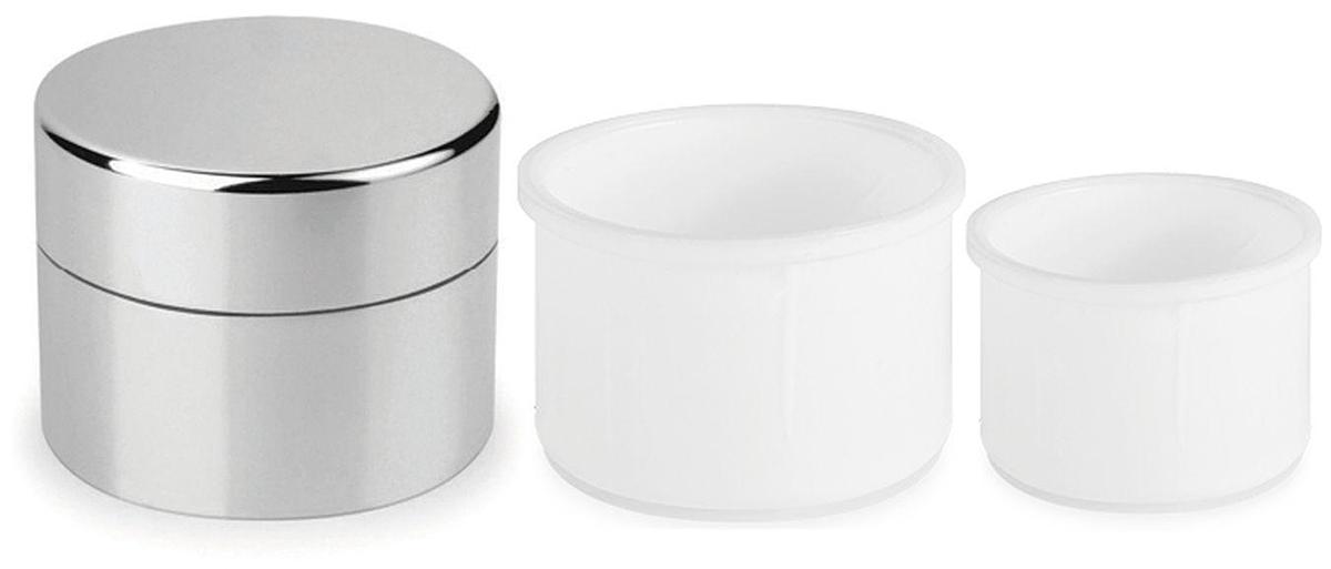 Aluminium jar with plastic inner and refil VAS/2295