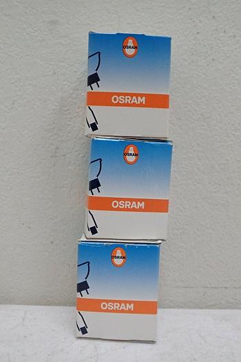 Used Lot of 3 Osram Halogen Photo Optic Lamp Bulbs