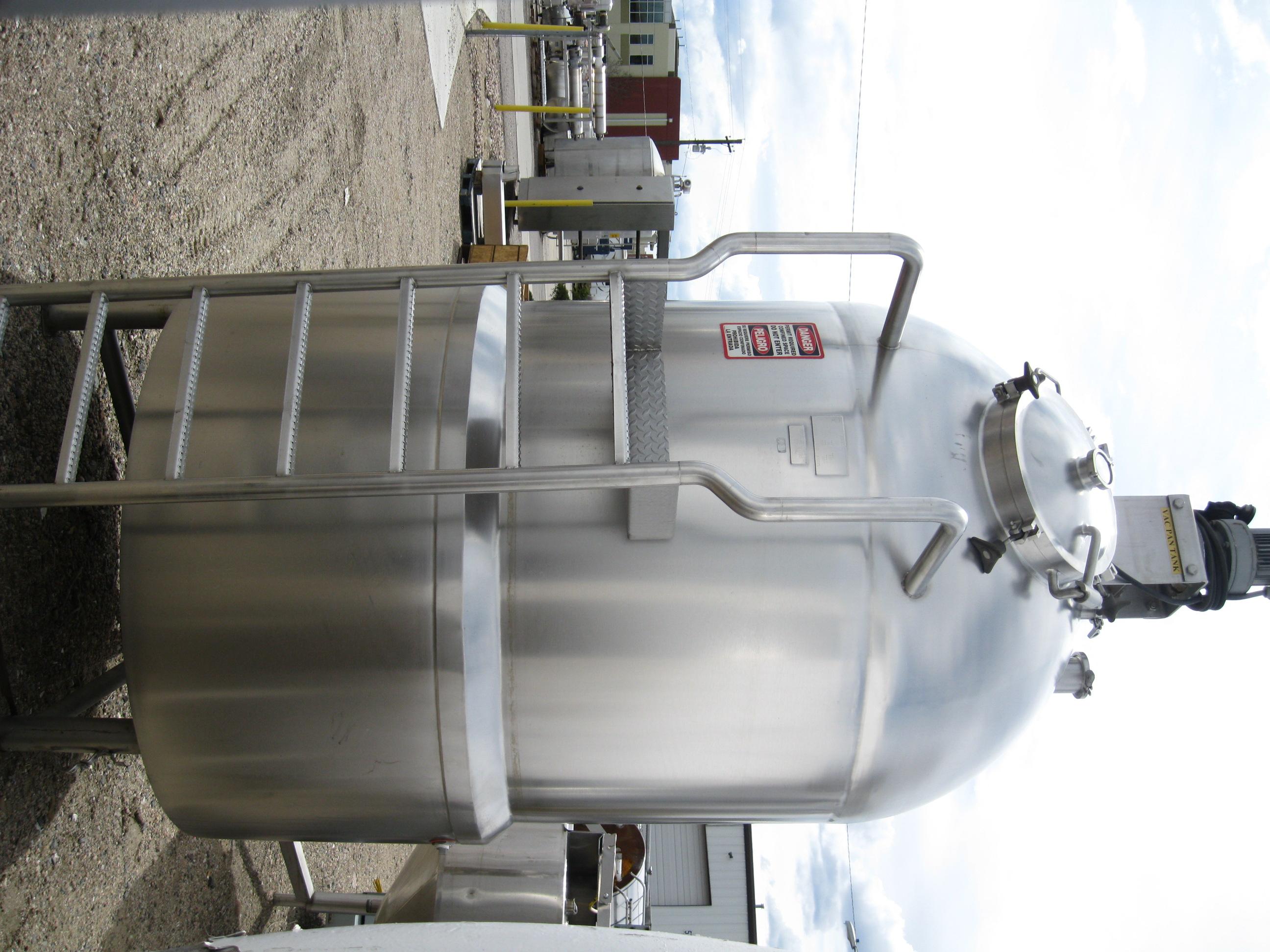 Usado 400 GALLON KETTLE TANK. LEE MODEL 400D75