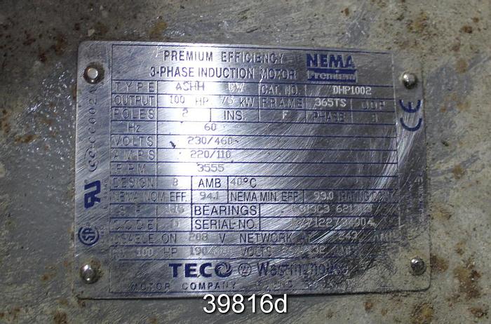 Used GD 816ADGL Blower #39816