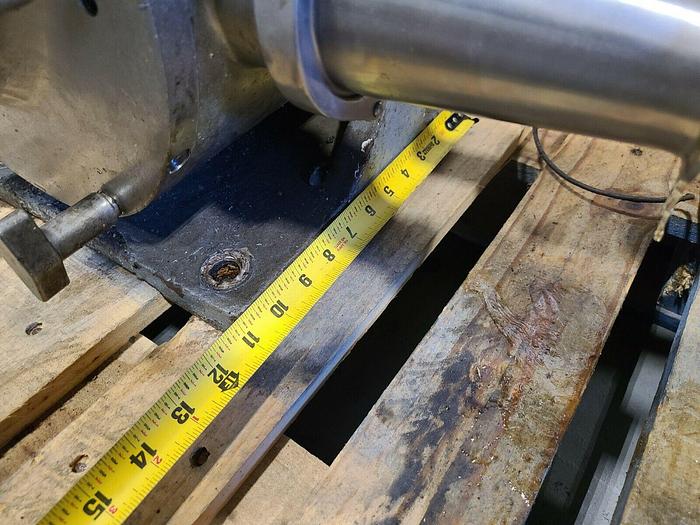 Used Rotary Lobe Pos Displacement Pump Stainless Steel Resin Liquid Pump