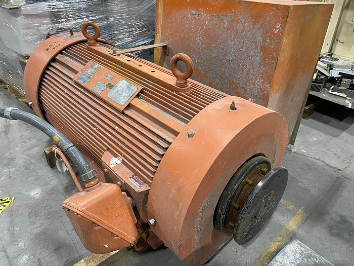 Used 500 HP AC MOTOR 1105 RPM REBUILT 2018