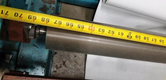 Used 64" WIDE DUSENBERY 815 DUPLEX SLITTER REWINDER CANTILEVERED