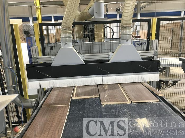 Used Weeke Vantech 480 with Infeed & Outfeed System