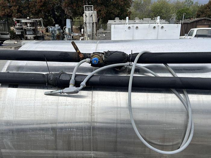 Used Tank, 1,550 Gallon, S/st, Jkt, 50 BBL Brite Tank, JVNW #S744691