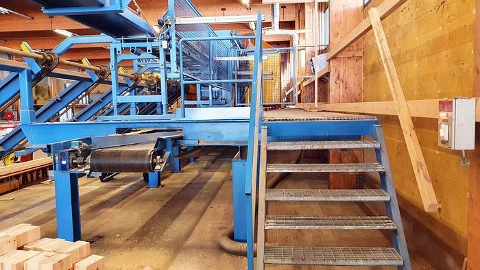 Used Hundegger K2-4 BHF joinery line  for log house production