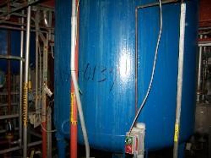 Used Pfaudler 1000 gallon vertical #5014 glass lined chemstor tank