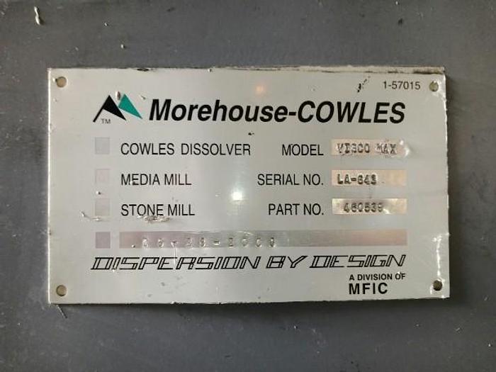 Used 5 GALLON COWLES DUAL SHAFT MIXER - MODEL VISCO MAX - S/S WITH LINED MIX CAN