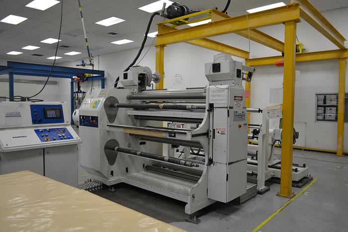 Used 62" ASHE DUPLEX CANTILEVERED SLITTER REWINDER