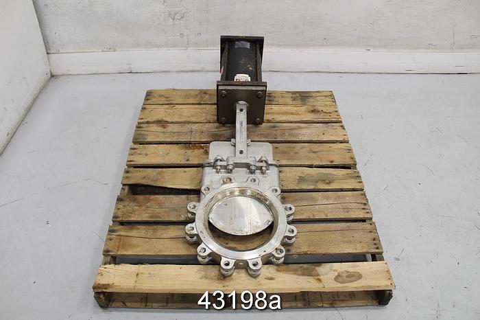Used Velan 10" Air Operated Knife Gate Valve #43198