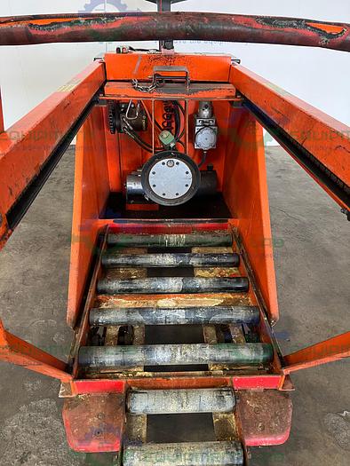 Used Sackett Systems  PJTCB24-V-S Pallet Jack Transfer Cart w/ Raymonf Pallet Jack