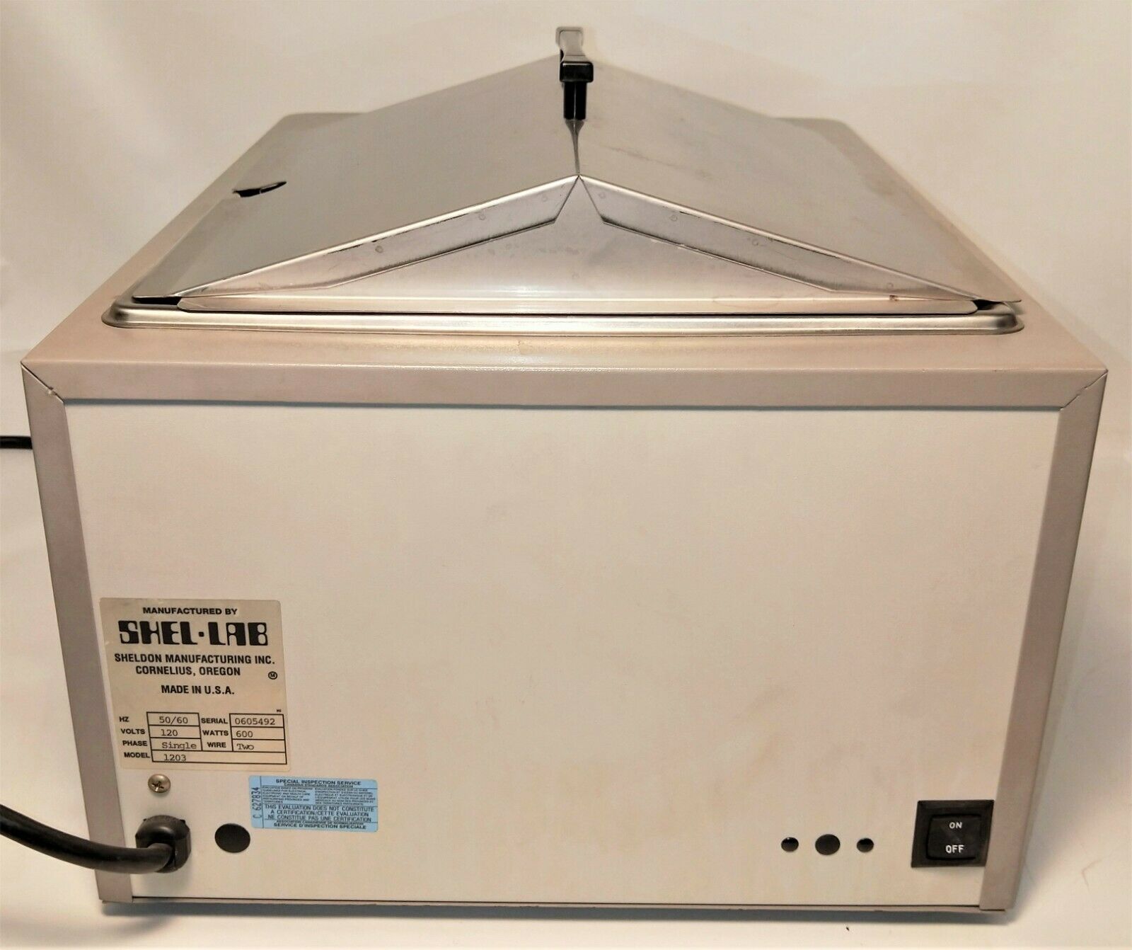 Used Shel-Lab 1203 Water Bath (14L)