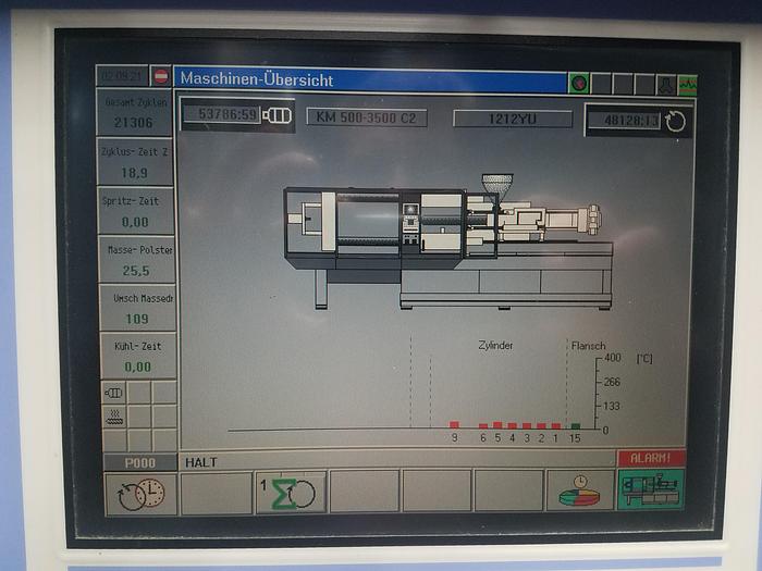 Used 2006 KRAUSS MAFFEI 500-3500 C2