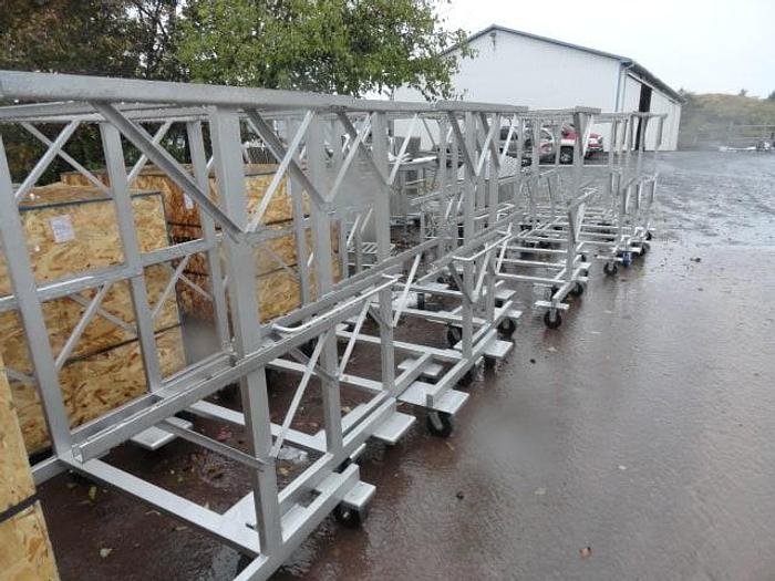 Used Stainless Steel Nesting Racks, 2 tier